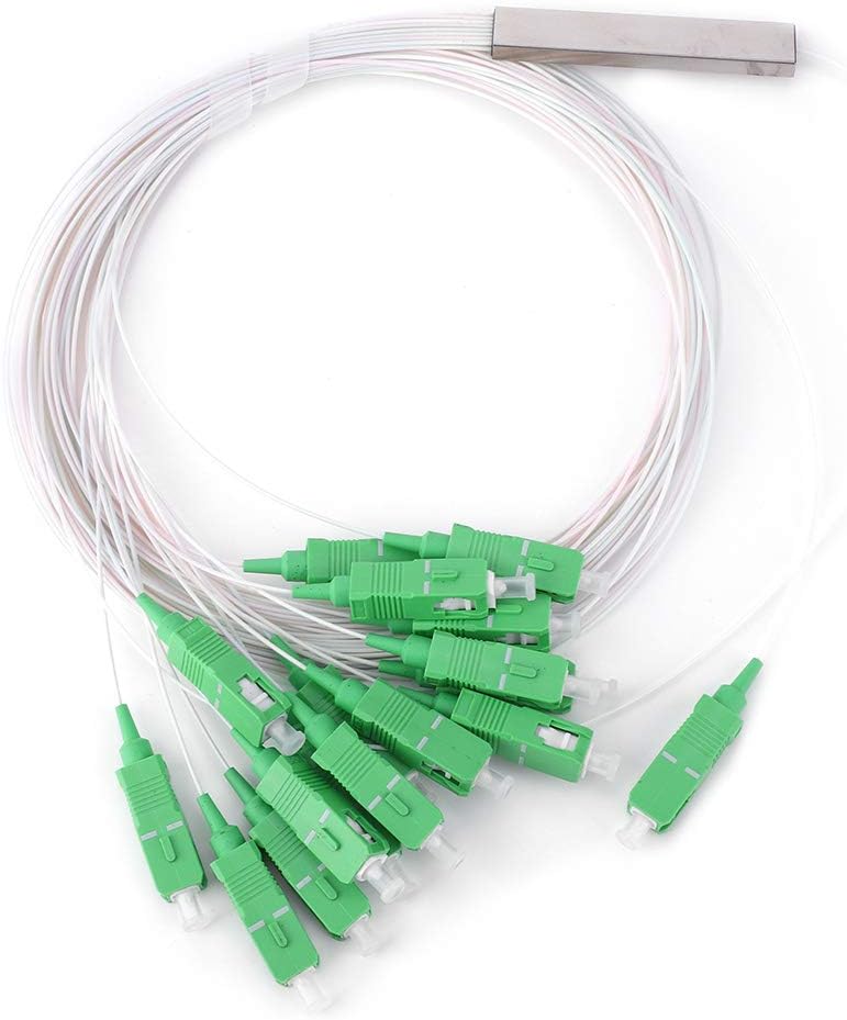 Miskall Micro Fiber Optic Splitter, 1x16 0.9SM SM SC APC PLC Type Optical Splitter 1260-1650nm - Image 5